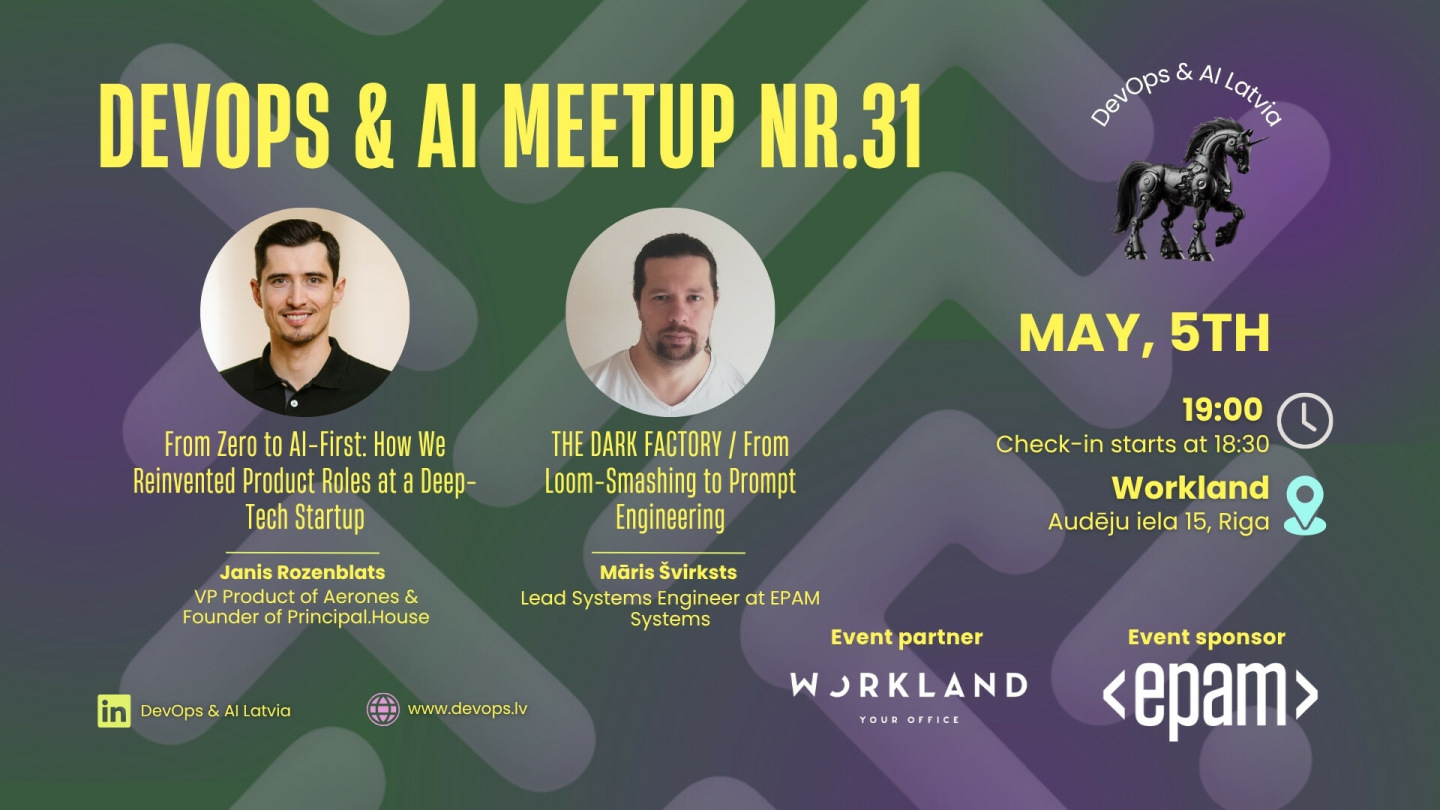 Latvia DevOps & AI Communities 31th event at Workland | Workland